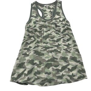 Joie XS Camo Silk Racerback Tank Top